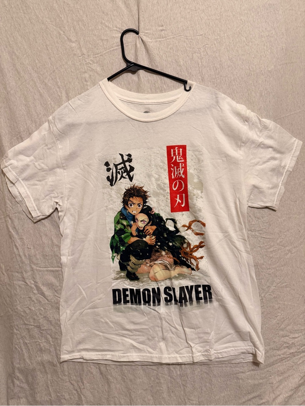 Demon Slayer White Graphic Tee